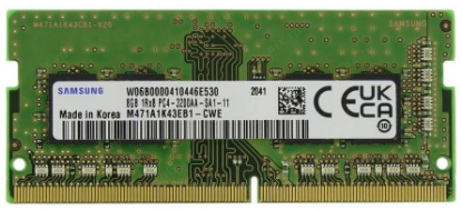 Изображение Оперативная память 8 GB DDR4 Samsung M471A1K43EB1-CWE (25600 МБ/с, 3200 МГц, CL22)