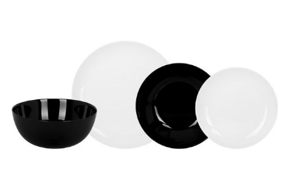 Изображение Столовый сервиз Luminarc Diwali Black and White P4360 белый, черный