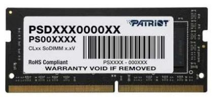 Изображение Оперативная память 8 GB DDR4 Patriot PSD48G320081S (25600 МБ/с, 3200 МГц, CL22)