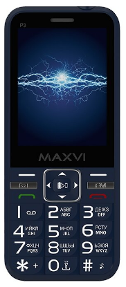 Изображение Мобильный телефон MAXVI P3,синий