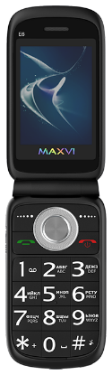 Изображение Мобильный телефон MAXVI E6,черный