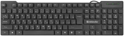 Изображение Клавиатура Defender Element HB-190 RU (45190) (USB), (черный)