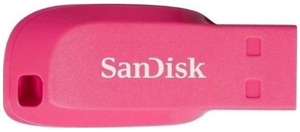 Изображение USB flash SanDisk Cruzer Blade,(USB 2.0/16 Гб)-розовый (SDCZ50C-016G-B35PE)