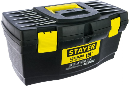 Изображение Ящик для инструментов STAYER Orion 38110-18_z03 48x25x24 см  черный, желтый