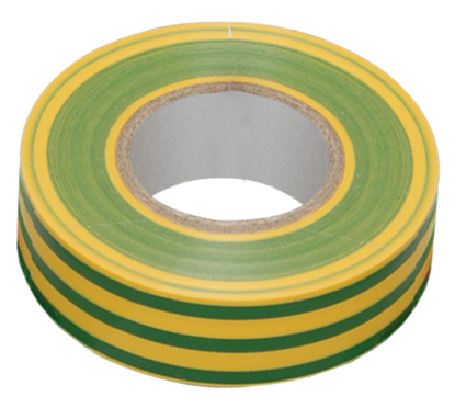 Изображение Изолента IEK UIZ-13-10-K52 20 м х 15 мм   желтый, зеленый