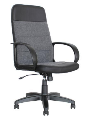 Изображение Компьютерное кресло ЯрКресло Кр58 ТГ ПЛАСТ С1/ЭКО1 черный, серый