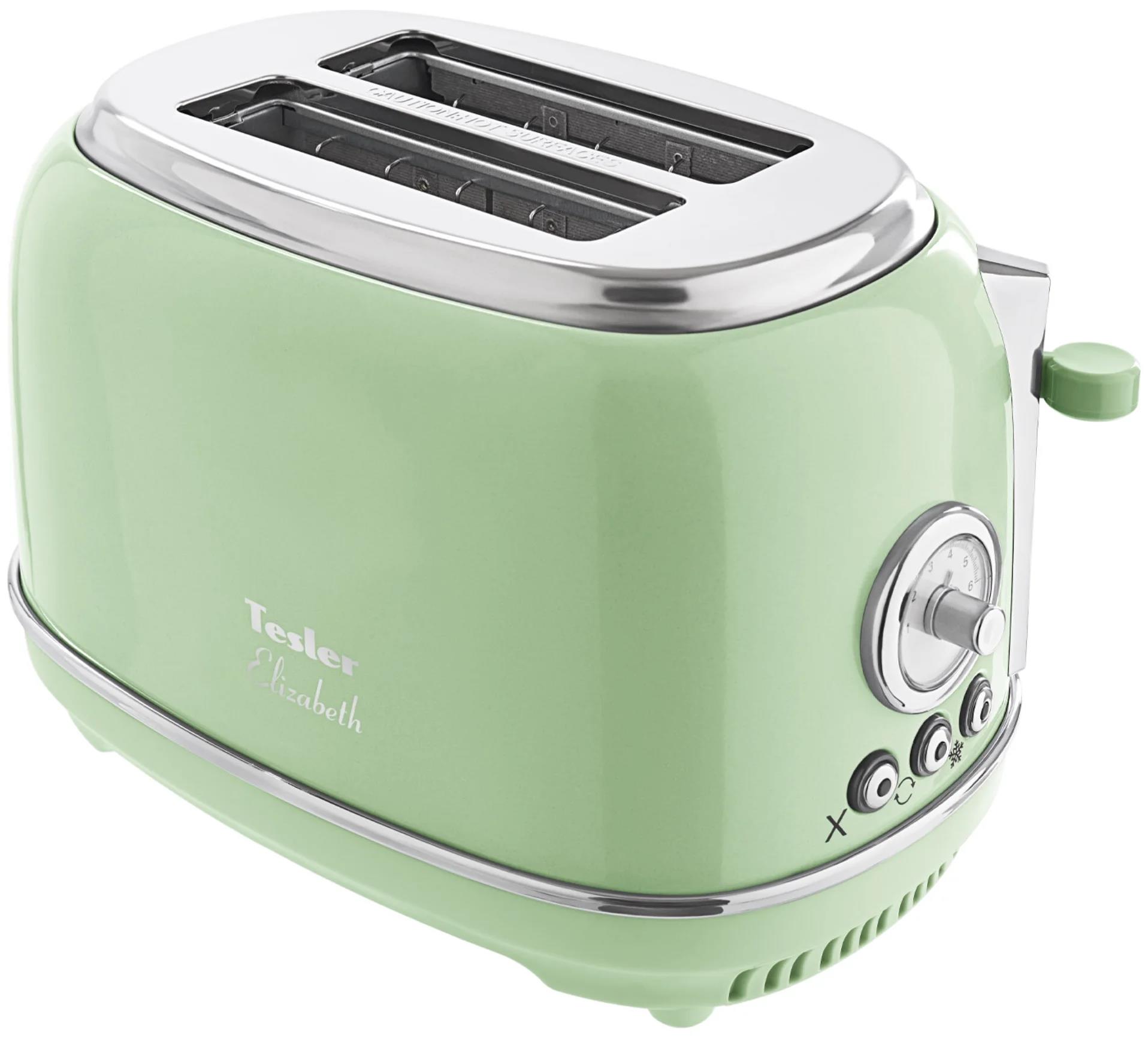 Изображение Тостер Tesler TT-245 (815 Вт  зеленый)