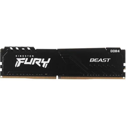 Изображение Оперативная память 8 GB DDR4 Kingston FURY Beast Black KF426C16BB/8 (21300 МБ/с, 2666 МГц, CL16)
