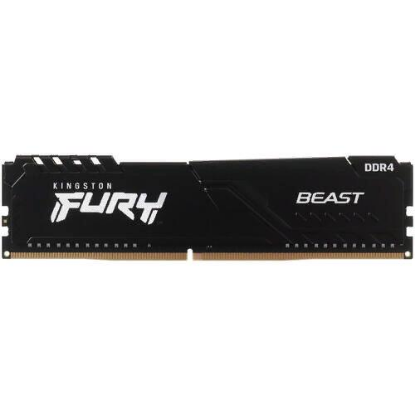 Изображение Оперативная память 4 GB DDR4 Kingston FURY Beast Black KF426C16BB/4 (21300 МБ/с, 2666 МГц, CL16)