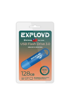 Изображение USB flash Exployd 600,(USB 3.0/128 Гб)-синий ()