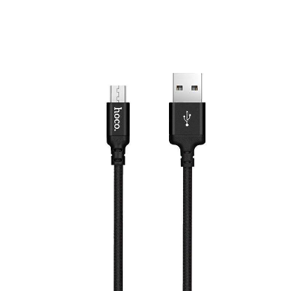 Изображение Кабель соединительный Hoco X14 USB 2.0 A Micro USB 2.0 B черный 2 м