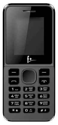 Изображение Мобильный телефон F+ B170,черный