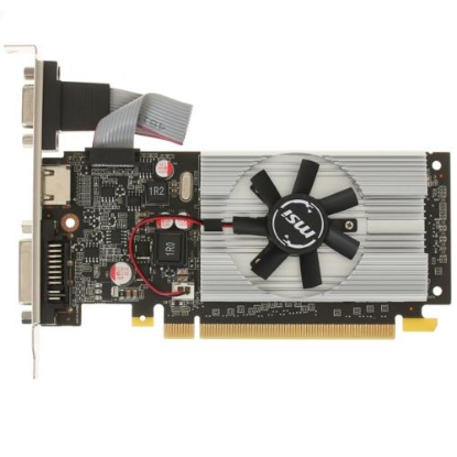 Изображение Видеокарта MSI GeForce 210 1 Гб (NVIDIA GeForce 210, GDDR3)/(N210-1GD3/LP)