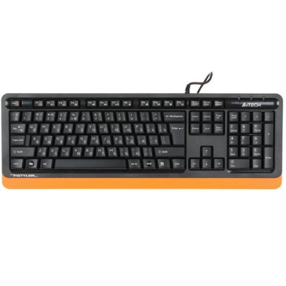 Изображение Клавиатура A4Tech Fstyler FKS10 (USB), (черный, оранжевый)