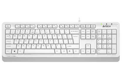 Изображение Клавиатура A4Tech Fstyler FKS10 (USB), (серый, белый)