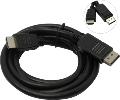 Изображение Кабель Bion BXP-CC-DP-HDMI-018 DisplayPort-HDMI (черный) (1,8 м)