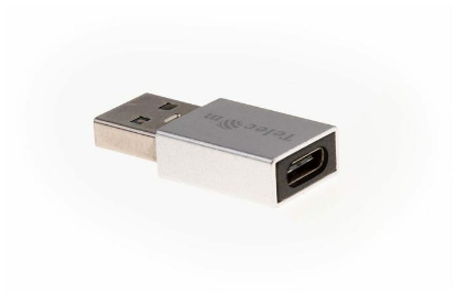 Изображение Переходник Telecom TA432M USB 3.0 C USB 3.1 C серебристый