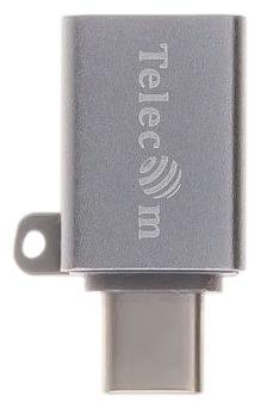 Изображение Переходник Telecom TA431M USB 3.1 C USB 3.0 A серебристый