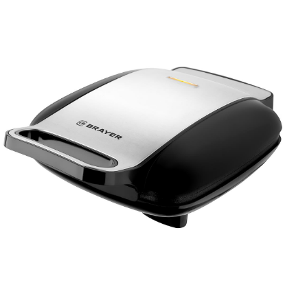Изображение Вафельница Brayer BR2301 (1200 Вт /серебристый, черный)