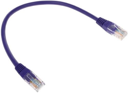 Изображение Патч-корд Cablexpert PP12-0.25M/V (0,25 м,UTP,5e,фиолетовый)