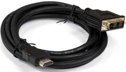 Изображение Кабель ExeGate EX-CC-HDMIM-DVIM-2.0 HDMI-DVI-D (черный) (2 м)