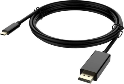 Изображение Кабель Telecom TCC010-1.8M DisplayPort-USB 3.1 C (черный) (1,8 м)