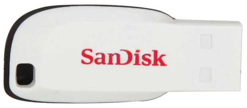 Изображение USB flash SanDisk Cruzer Blade,(USB 2.0/16 Гб)-белый (SDCZ50C-016G-B35W)