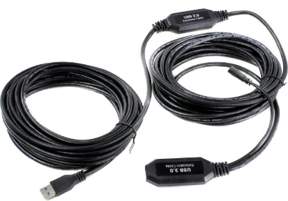 Изображение Кабель удлинительный VCOM CU827-10M USB 3.0 A USB 3.0 A черный 10 м