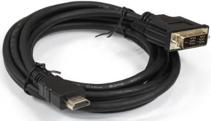 Изображение Кабель ExeGate EX-CC-HDMIM-DVIM-1.8 HDMI-DVI-D (черный) (1,8 м)