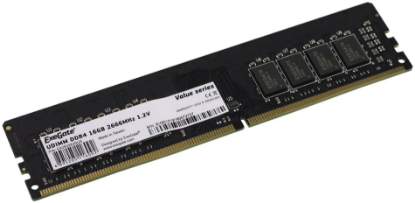 Изображение Оперативная память 16 GB DDR4 ExeGate 283083 (21300 МБ/с, 2666 МГц, CL19)