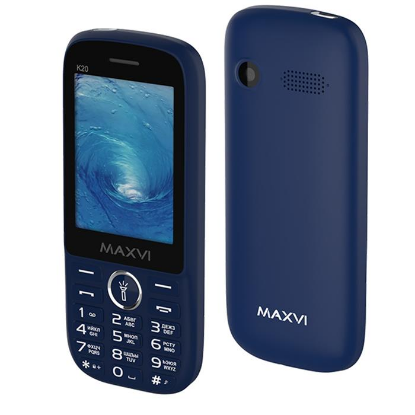 Изображение Мобильный телефон MAXVI K20,синий