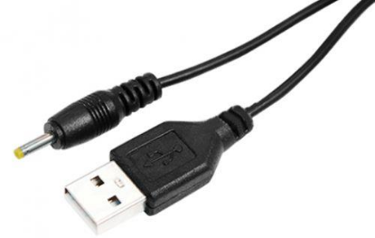 Изображение Кабель питания Rexant 18-1155 USB 2.0 A DC 2.5 mm черный 1 м