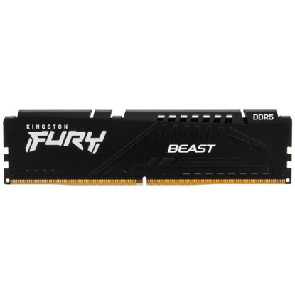 Изображение Оперативная память 16 GB DDR5 Kingston FURY Beast Black KF552C40BB-16 (41600 Мб/с, 5200 МГц, CL40)
