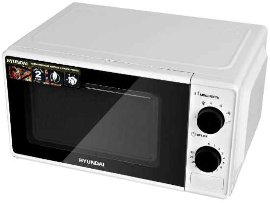 Изображение Микроволновая печь Hyundai HYM-M2041 (700 Вт  20 л    белый)