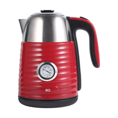 Изображение Электрический чайник BQ KT1723SW (2200 Вт/1,7 л /нержавеющая сталь/сталь, красный)