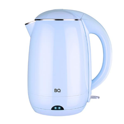 Изображение Электрический чайник BQ KT1702P (2200 Вт/1,8 л /сталь, пластик/голубой)