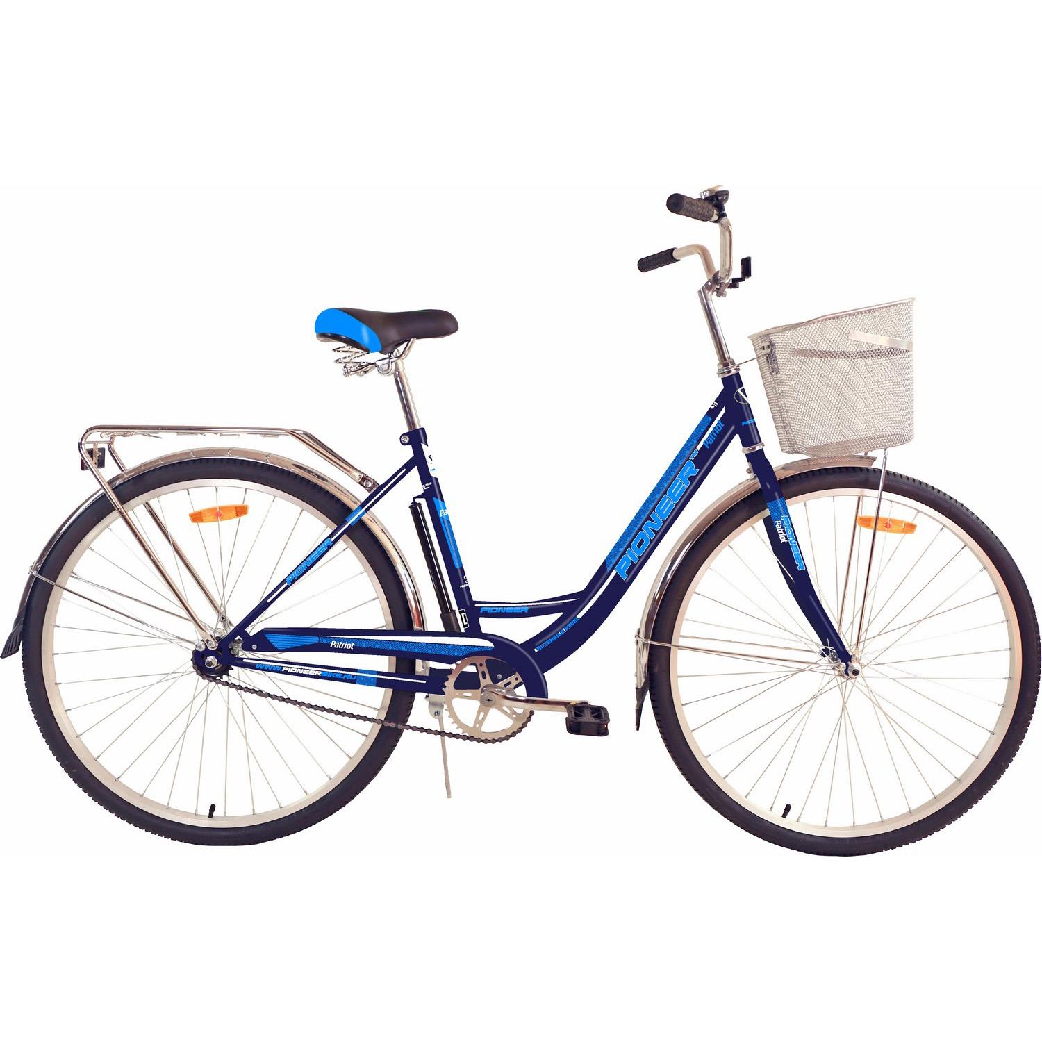 Изображение Велосипед Pioneer Patriot 28 (белый, синий, темно-синий/28 "/18.0 ")-