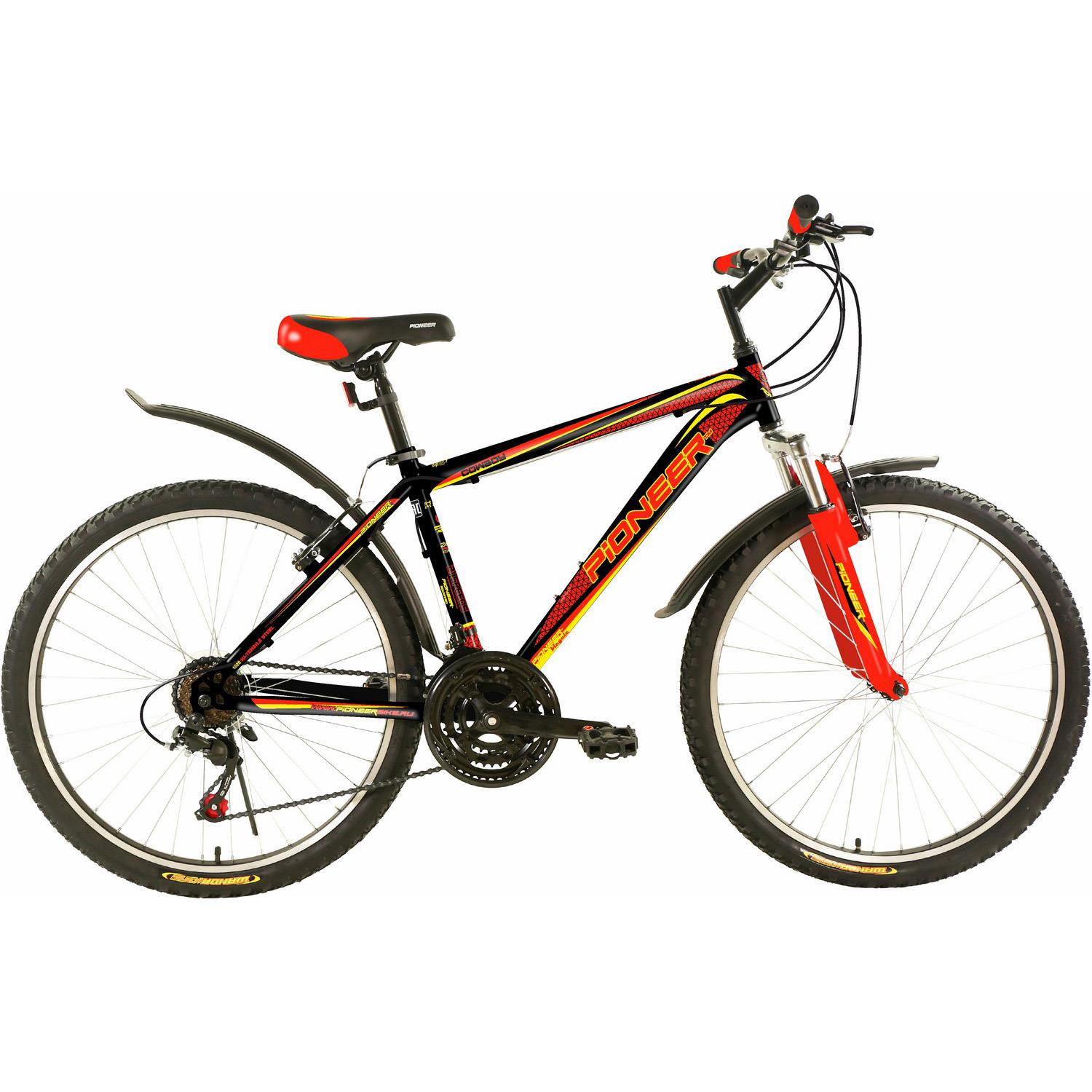 Изображение Велосипед Pioneer Cowboy 26 (красный, черный, желтый/26 "/16.0 ")-