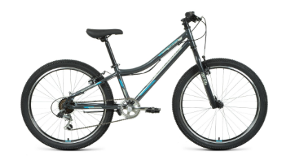 Изображение Велосипед Forward TITAN 24 1.0 (бирюзовый, темно-серый/24 "/12.0 ")-2022 года RBK22FW24018