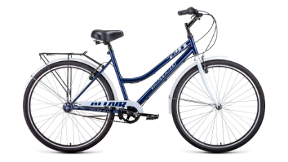 Изображение Велосипед Altair CITY 28 low 3.0 (белый, темно-синий/28 "/19.0 ")-2022 года RBK22AL28028