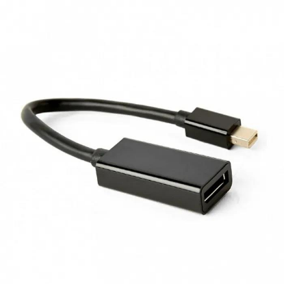 Изображение Переходник Cablexpert A-mDPM-DPF4K-01 mini DisplayPort-DisplayPort (черный) (0,16 м)