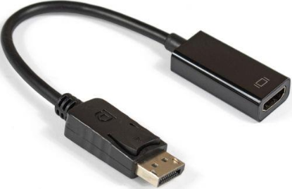 Изображение Переходник ExeGate EX-DPM-HDMIF-0.15 DisplayPort-HDMI (черный) (0,15 м)