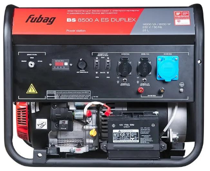 Изображение Электрогенератор Fubag BS 8500 A ES DUPLEX (бензиновая 8,5 кВт)