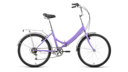Изображение Велосипед Forward VALENCIA 24 2.0 (зеленый, фиолетовый/24 "/16.0 ")-2022 года RBK22FW24078