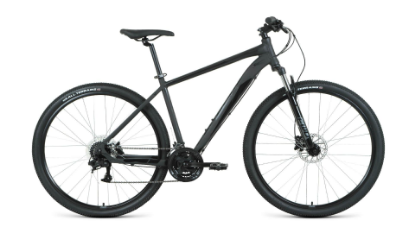 Изображение Велосипед Forward APACHE 29 3.2 HD (черный, черный матовый/29 "/17.0 ")-2022 года RBK22FW29468