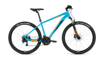 Изображение Велосипед Forward APACHE 27,5 3.2 HD (оранжевый, бирюзовый/27.5 "/21.0 ")-2022 года RBK22FW27383
