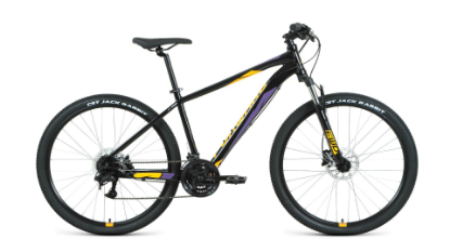 Изображение Велосипед Forward APACHE 27,5 3.2 HD (черный, оранжевый/27.5 "/21.0 ")-2022 года RBK22FW27381