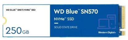 Изображение SSD диск Western Digital WD Blue SN570 250 Гб 2280 (WDS250G3B0C)