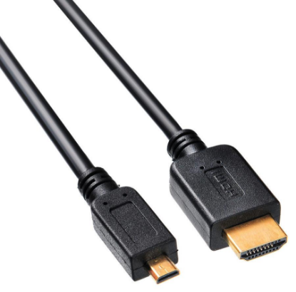 Изображение Кабель Buro MICROHDMI-HDMI-3 HDMI-micro HDMI (черный) (3 м)