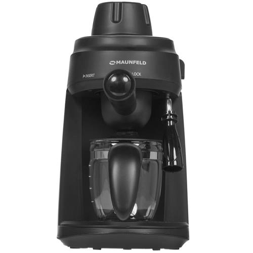 Изображение Кофеварка MAUNFELD MF-733BK (рожковая/0,24 л /800 Вт )